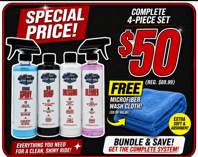 Pure Ride Complete 4-Piece Bundle